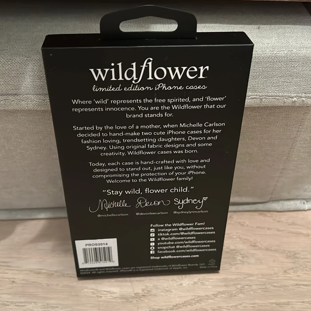 Wildflowers, iPhone 13/14 cover
